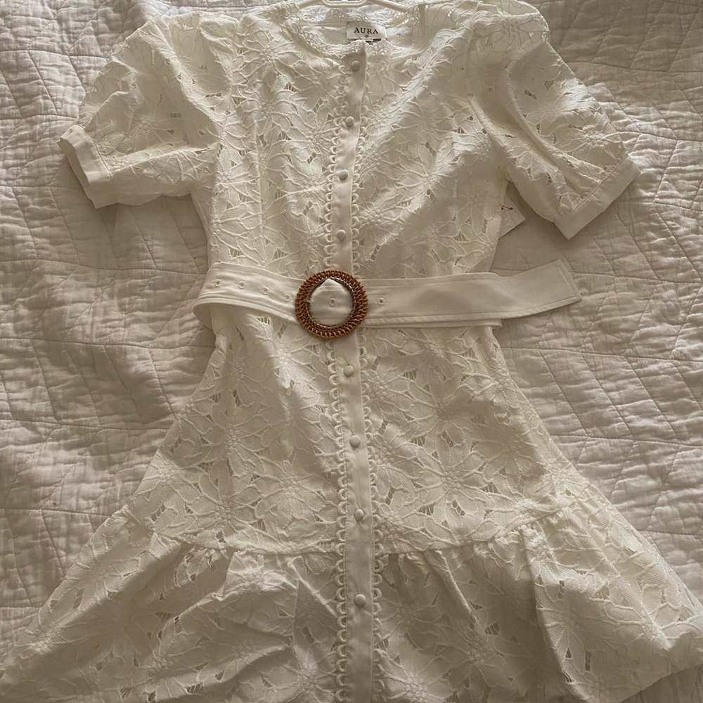 Size Small Red Dress Boutique white dress